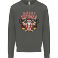 Merry Liftmas Kids Sweatshirt Jumper Storm Grey