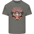 Merry Liftmas Kids T-Shirt Childrens Charcoal