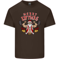 Merry Liftmas Kids T-Shirt Childrens Chocolate