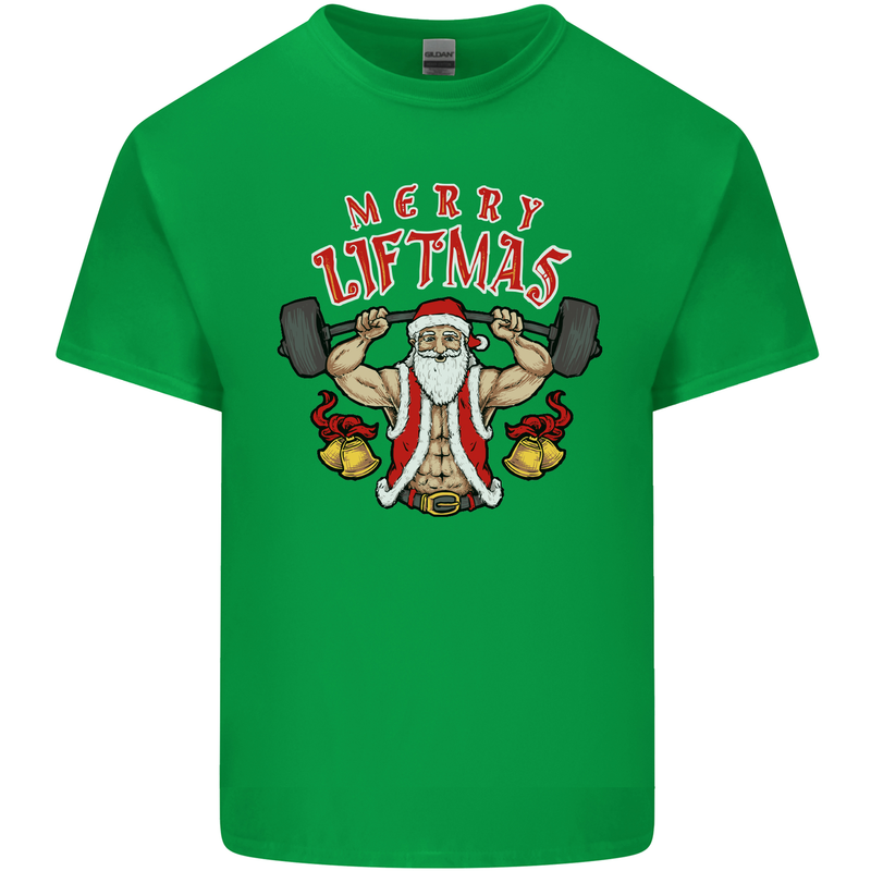 Merry Liftmas Kids T-Shirt Childrens Irish Green