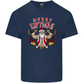 Merry Liftmas Kids T-Shirt Childrens Navy Blue