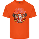 Merry Liftmas Kids T-Shirt Childrens Orange