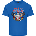 Merry Liftmas Kids T-Shirt Childrens Royal Blue