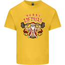 Merry Liftmas Kids T-Shirt Childrens Yellow