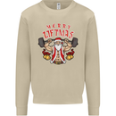 Merry Liftmas Mens Sweatshirt Jumper Sand