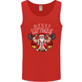 Merry Liftmas Mens Vest Tank Top Red