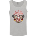 Merry Liftmas Mens Vest Tank Top Sports Grey