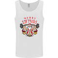 Merry Liftmas Mens Vest Tank Top White