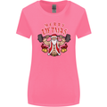 Merry Liftmas Womens Wider Cut T-Shirt Azalea