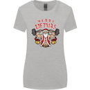 Merry Liftmas Womens Wider Cut T-Shirt Sports Grey