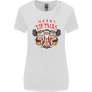 Merry Liftmas Womens Wider Cut T-Shirt White
