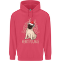 Merry Pugmas Funny Christmas Pug Childrens Kids Hoodie Heliconia