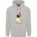 Merry Pugmas Funny Christmas Pug Childrens Kids Hoodie Sports Grey