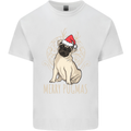 Merry Pugmas Funny Christmas Pug Kids T-Shirt Childrens White