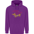 Merry Wiener Funny Christmas Dog Childrens Kids Hoodie Purple