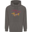 Merry Wiener Funny Christmas Dog Mens 80% Cotton Hoodie Charcoal