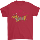 Merry Wiener Funny Christmas Dog Mens T-Shirt 100% Cotton Red