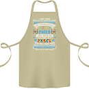 Mess With My Autism Child Autistic ASD Cotton Apron 100% Organic Khaki