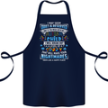 Mess With My Autism Child Autistic ASD Cotton Apron 100% Organic Navy Blue