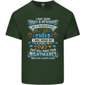 Mess With My Autism Child Autistic ASD Mens Cotton T-Shirt Tee Top Forest Green