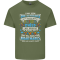 Mess With My Autism Child Autistic ASD Mens Cotton T-Shirt Tee Top Military Green