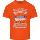 Mess With My Autism Child Autistic ASD Mens Cotton T-Shirt Tee Top Orange