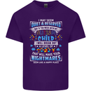 Mess With My Autism Child Autistic ASD Mens Cotton T-Shirt Tee Top Purple