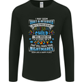 Mess With My Autism Child Autistic ASD Mens Long Sleeve T-Shirt Black