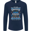 Mess With My Autism Child Autistic ASD Mens Long Sleeve T-Shirt Navy Blue