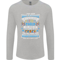 Mess With My Autism Child Autistic ASD Mens Long Sleeve T-Shirt Sports Grey