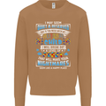 Mess With My Autism Child Autistic ASD Mens Sweatshirt Jumper Caramel Latte