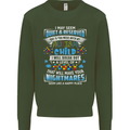 Mess With My Autism Child Autistic ASD Mens Sweatshirt Jumper Forest Green