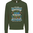 Mess With My Autism Child Autistic ASD Mens Sweatshirt Jumper Forest Green