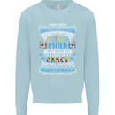 Mess With My Autism Child Autistic ASD Mens Sweatshirt Jumper Light Blue