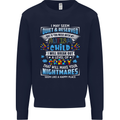 Mess With My Autism Child Autistic ASD Mens Sweatshirt Jumper Navy Blue