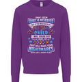 Mess With My Autism Child Autistic ASD Mens Sweatshirt Jumper Purple