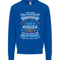 Mess With My Autism Child Autistic ASD Mens Sweatshirt Jumper Royal Blue