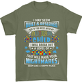 Mess With My Autism Child Autistic ASD Mens T-Shirt Cotton Gildan Military Green