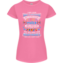 Mess With My Autism Child Autistic ASD Womens Petite Cut T-Shirt Azalea