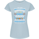 Mess With My Autism Child Autistic ASD Womens Petite Cut T-Shirt Light Blue