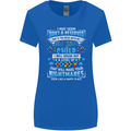 Mess With My Autism Child Autistic ASD Womens Wider Cut T-Shirt Royal Blue
