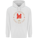 Metal Christmas Heavy Rock Music Guitar Childrens Kids Hoodie White