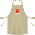 Metal Christmas Heavy Rock Music Guitar Cotton Apron 100% Organic Khaki