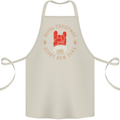 Metal Christmas Heavy Rock Music Guitar Cotton Apron 100% Organic Natural