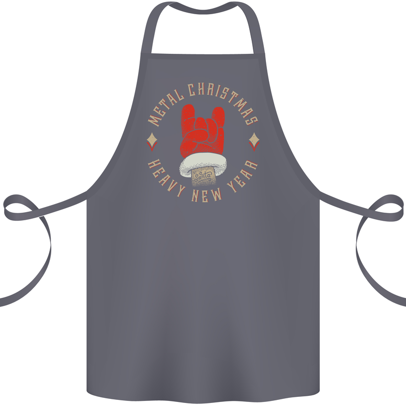 Metal Christmas Heavy Rock Music Guitar Cotton Apron 100% Organic Steel