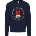 Metal Christmas Heavy Rock Music Guitar Kids Sweatshirt Jumper Navy Blue
