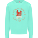 Metal Christmas Heavy Rock Music Guitar Kids Sweatshirt Jumper Peppermint