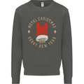 Metal Christmas Heavy Rock Music Guitar Kids Sweatshirt Jumper Storm Grey