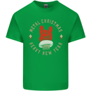 Metal Christmas Heavy Rock Music Guitar Kids T-Shirt Childrens Irish Green