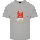 Metal Christmas Heavy Rock Music Guitar Kids T-Shirt Childrens Sports Grey